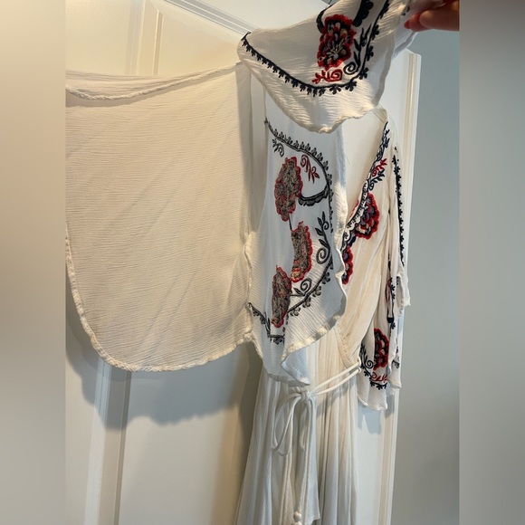 Free People Embroidered Mini Dress, Size Medium - Picture 3 of 10
